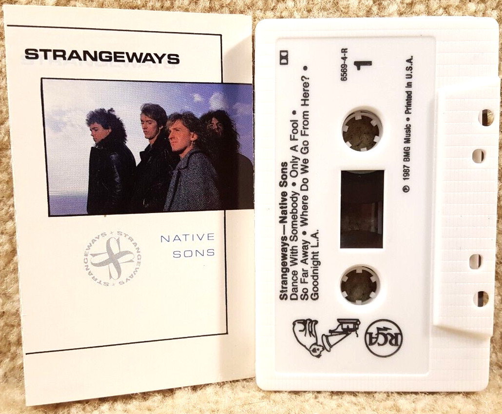 Strangeways Native Sons Cassette Tape RCA Records Vintage 1987 a