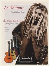 1998 Ani DiFranco Alvarez Yairi WY1 Guitar Photo Ad picture