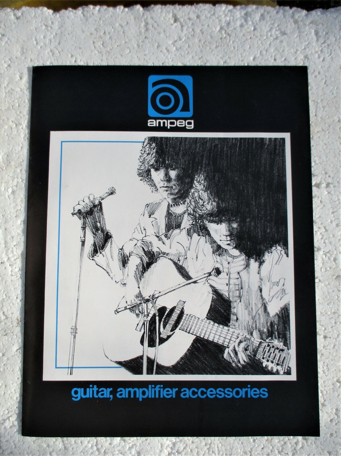 VINTAGE AMPEG, HAGSTROM GUITAR CATALOGS, 1975, PRICE LIST, MINT