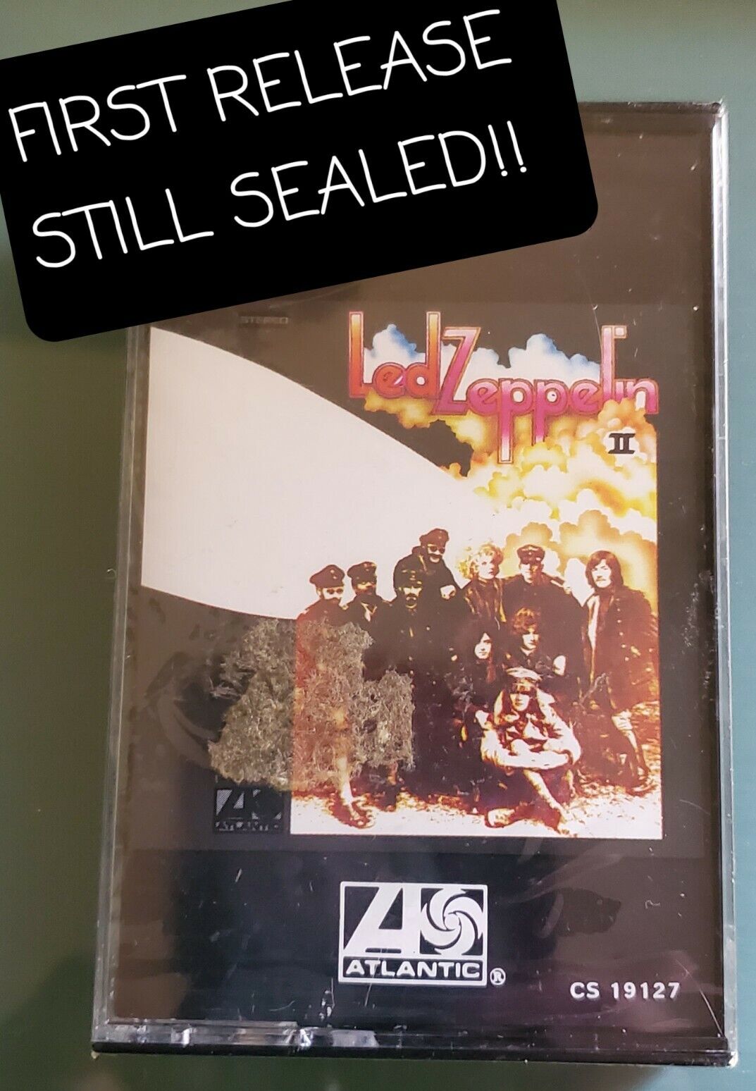 Vintage 1980's Sealed Led Zeppelin II Cassette Tape Rock Metal Music CS19127 NOS