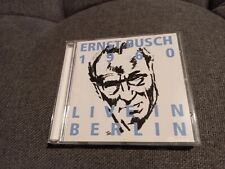 Ernst Busch 1960 Live In Berlin Classical CD picture
