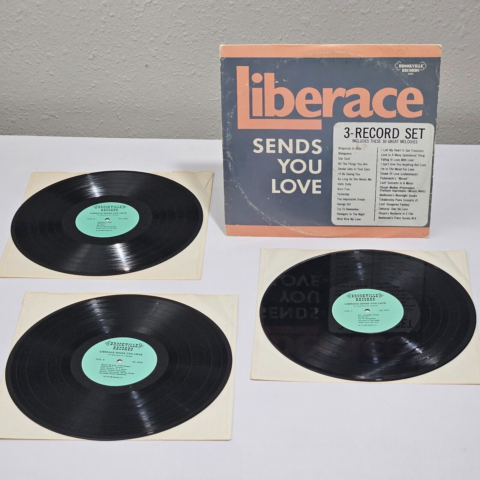 Vintage Collectible - Liberace Sends You Love - LP