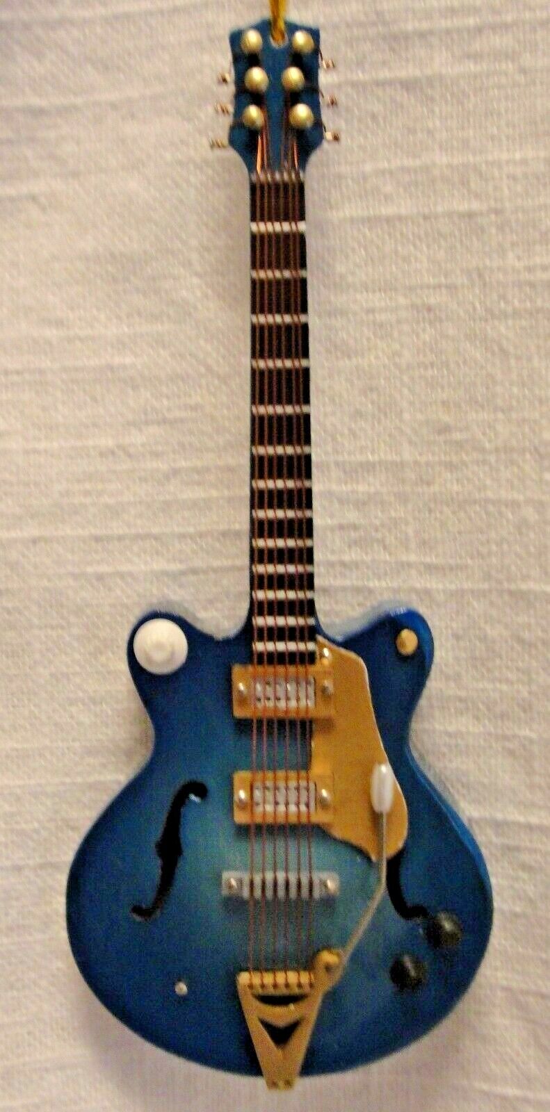 Blue Les Paul Electric Guitar Ornament