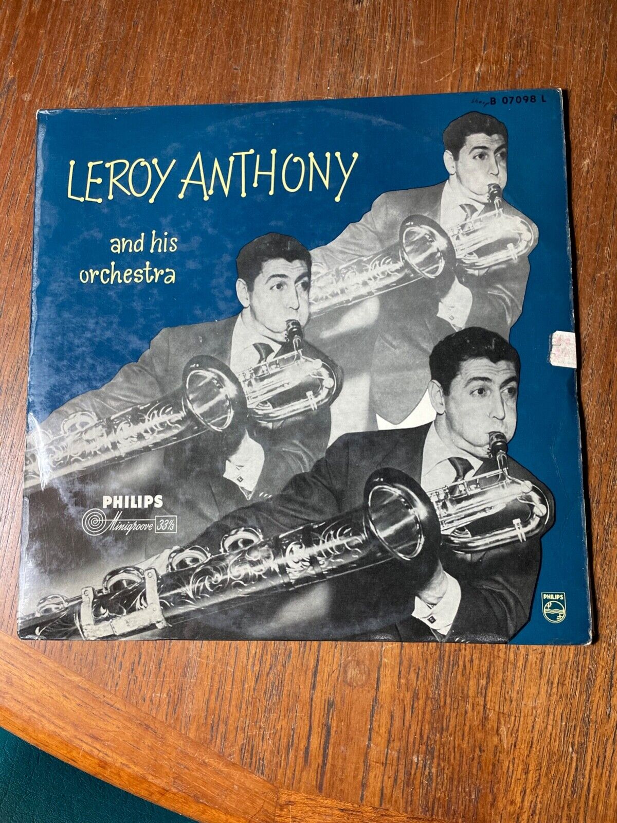LEROY ANTHONY AND HIS ORCHESTRA LP Philips Records B07098 VINYL RECORD VG