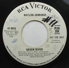 Country Promo 45 Waylon Jennings - Green River / Silver Ribbons On Rca Victor picture