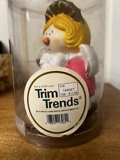 Vintage Musical Trim Trends Target Original Angel Music Box Figurine picture