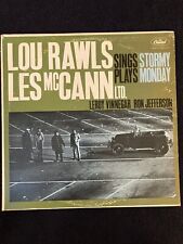 LOU RAWLS & LES McCANN~ Stormy Monday. 1962 Vinyl LP. Excellent Copy, Fast Ship picture