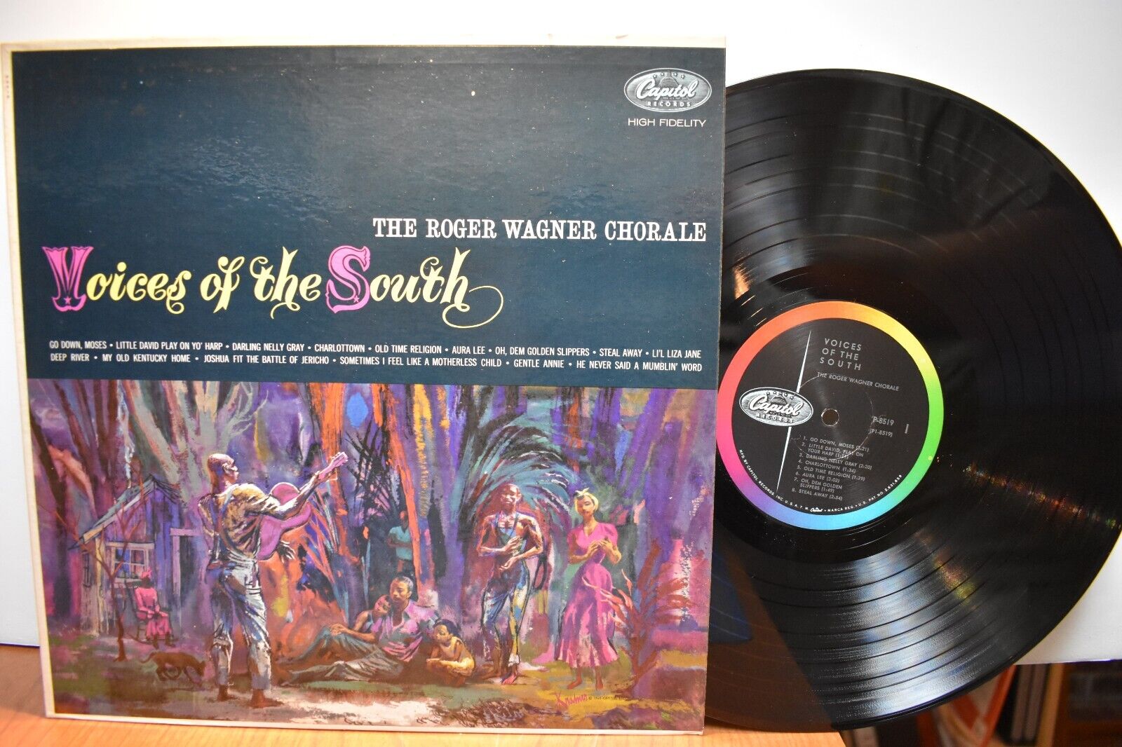 Roger Wagner Chorale Voices of the South LP Capitol P-8519 Mono