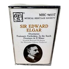 Sir Edward Elgar Overtures Scottish National Orchestra MHS Cassette Tape NEW picture