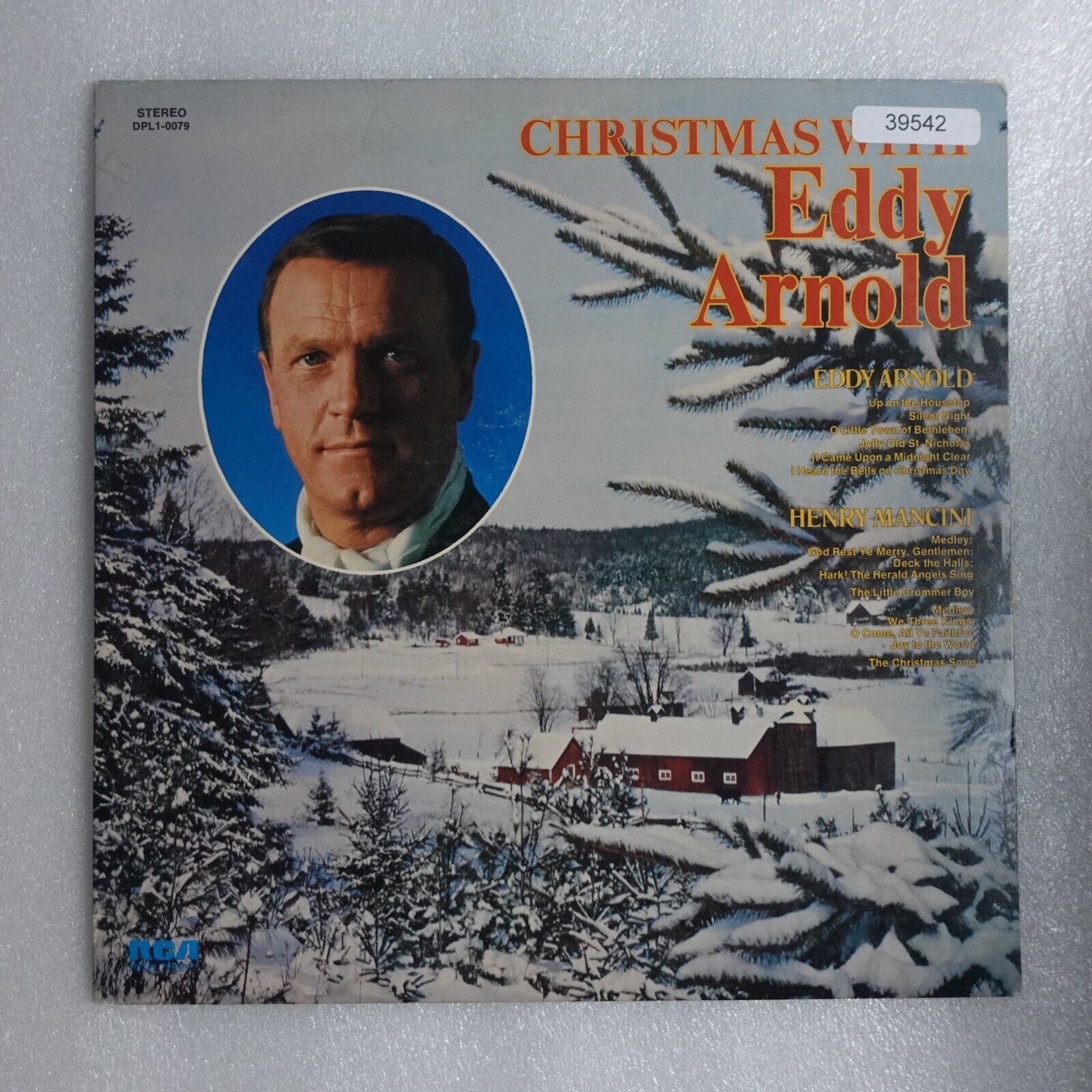Eddy Arnold Christmas With Eddy Arnold LP Vinyl Record Album