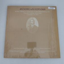 New York Public Library An Evening With Scott Joplin w/ Shrink LP Vinyl Record picture