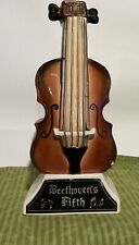 Vintage Beethoven's Fifth Music Box Musical Liquor Decanter Violin - Works picture