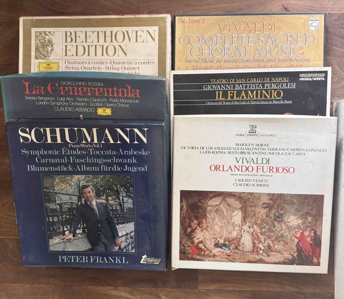 Classical Records Collection Job Lot 55 Vinyl LPs. Box Sets  Beethoven Vivaldi