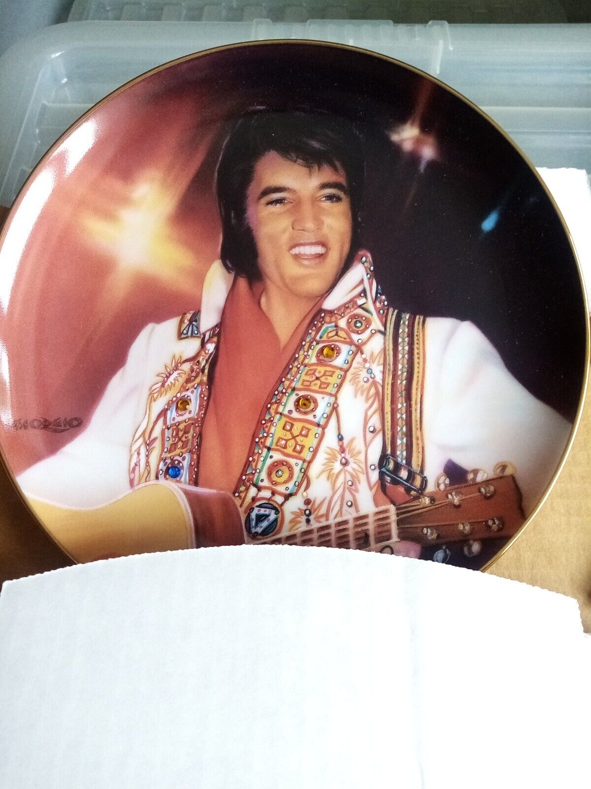 Elvis Presley collectors Plates Certificate And Boxed