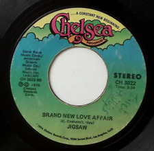 JIGSAW BRAND NEW LOVE AFFAIR/SKY HIGH CHELSEA RECORDS VINYL 45 57-11 picture