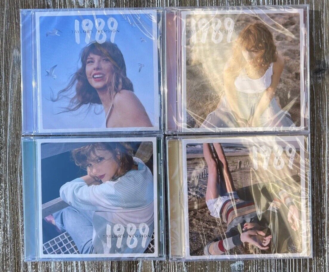 1989 Taylor’s Version (TV) Deluxe CD Bundle Set Of 4 Taylor Swift NEW SEALED