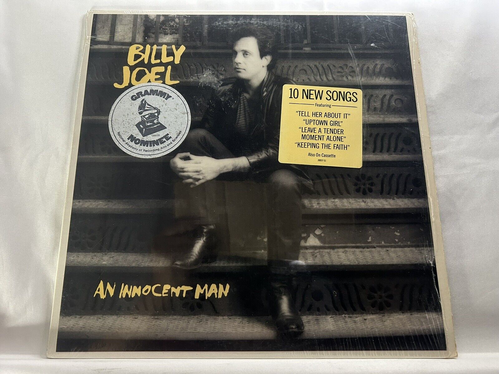 Billy Joel An Innocent Man QC 38837 Uptown Girl Lyrics In Shrink Hype Tested NM