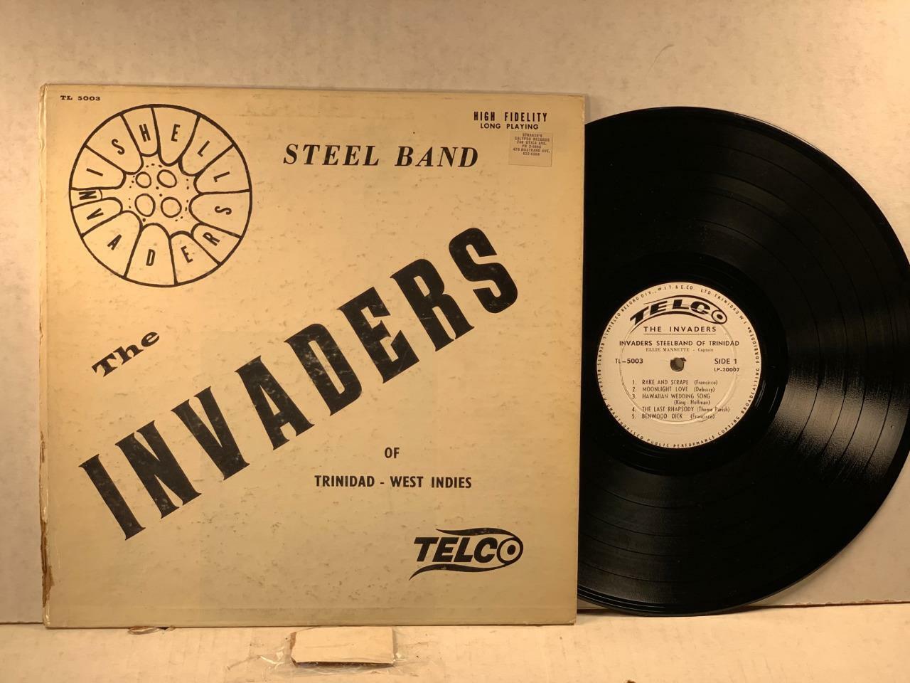 THE INVADERS STEEL BAND OF TRINIDAD Telco TL 5003  FROM 1960   VG    LISTEN