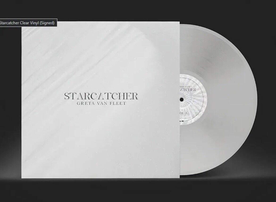 Greta Van Fleet Starcatcher Clear Vinyl signed - In Hand Rare