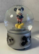 Vintage 1995 Disney Mickey Mouse Snow Globe Musical Soundbox You're The Tops picture