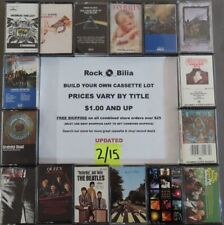 $1 & UP ARENA ROCK 70S TO 90S LED ZEPPELIN RUSH BUILD YOUR LOT CASSETTE TAPES picture