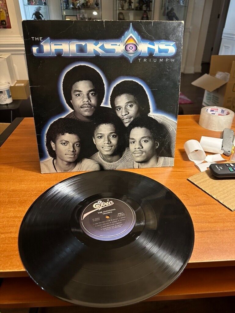 The Jacksons TRIUMPH LP 1980 Epic VG