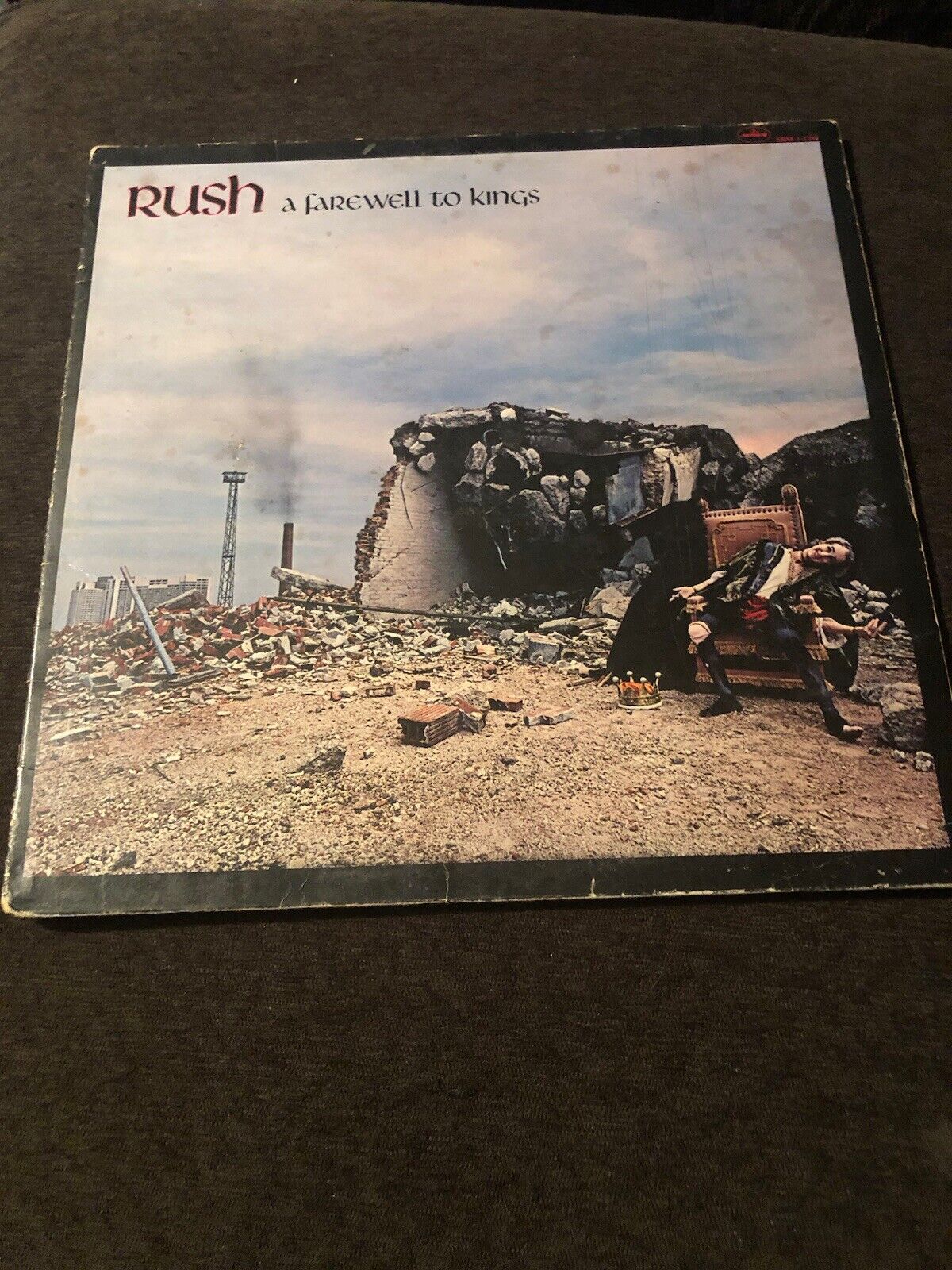 1977 RUSH FAREWELL TO KINGS Picture Sleeve  LP Vinyl Record Vintage Music Album