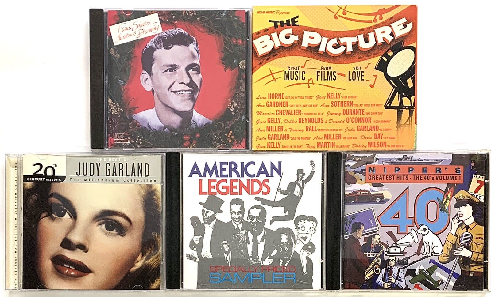 1920s-1940s Popular Music Lot Of 5 CDs Various Artists *Mint Condition*
