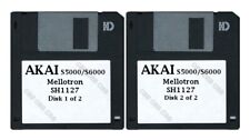 Akai S5000 / S6000 Set of 2 Floppy Disks Mellotron SH1127 picture