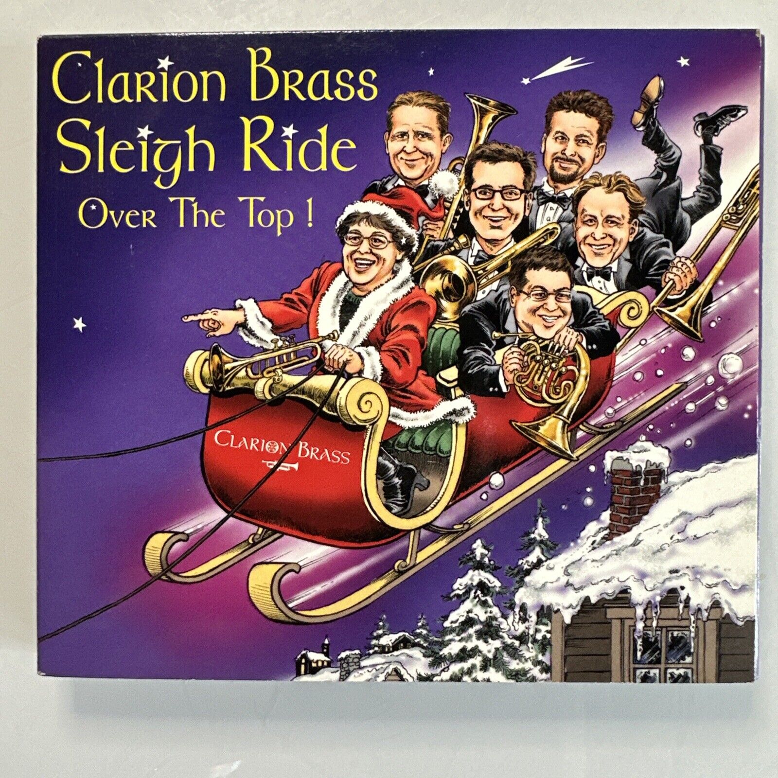 Sleigh Ride-Over the Top by Clarion Brass (CD, 2011)