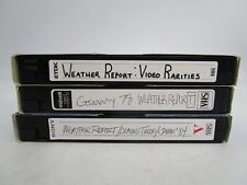 Vintage VHS Lot of Three Progressive Rock Performances Weather Report picture