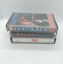 Vintage Heart Cassette Lot Of Three  70s And 80s Tested Works Fast Shipping  picture