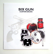 SIX GUN CUSTOM DRUMS BROCHURE - Product Information Catalog + Sticker picture