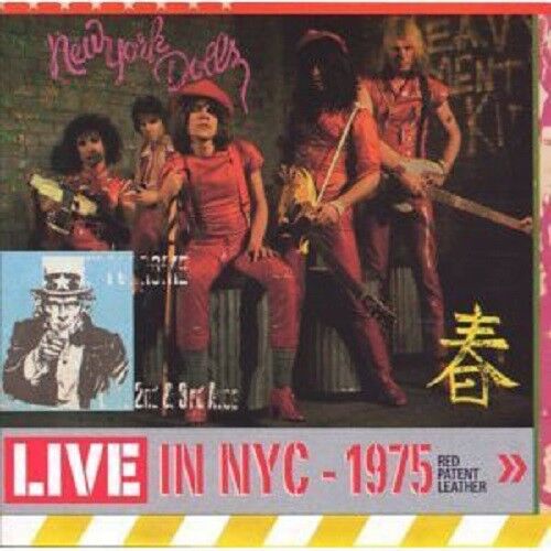New York Dolls - Live In NYC 1975 Red Patent Leather - Cassette NEW