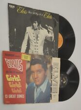 Vintage Lot of 2 Elvis Vinyl Records That’s The Way It Is and GirlsGirlsGirls picture