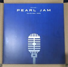 PEARL JAM CHICAGO 1995 VOLUME 1 and 2 LP Vinyl Record Eddie Vedder Clear Vinyl picture