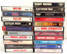 Lot 21 Vtg Cassette Tapes 80's 90's Rock Pop Madonna Springsteen Michael Jackson picture