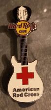 Official Hard Rock Cafe American Red Cross Guitar  Enamel Pin Badge picture