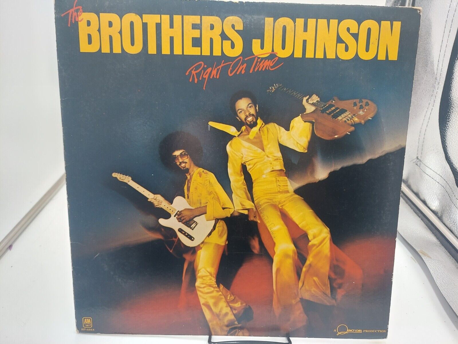 THE BROTHERS JOHNSON Right On Time LP Record 1977 Insert Ultrasonic Clean VG+