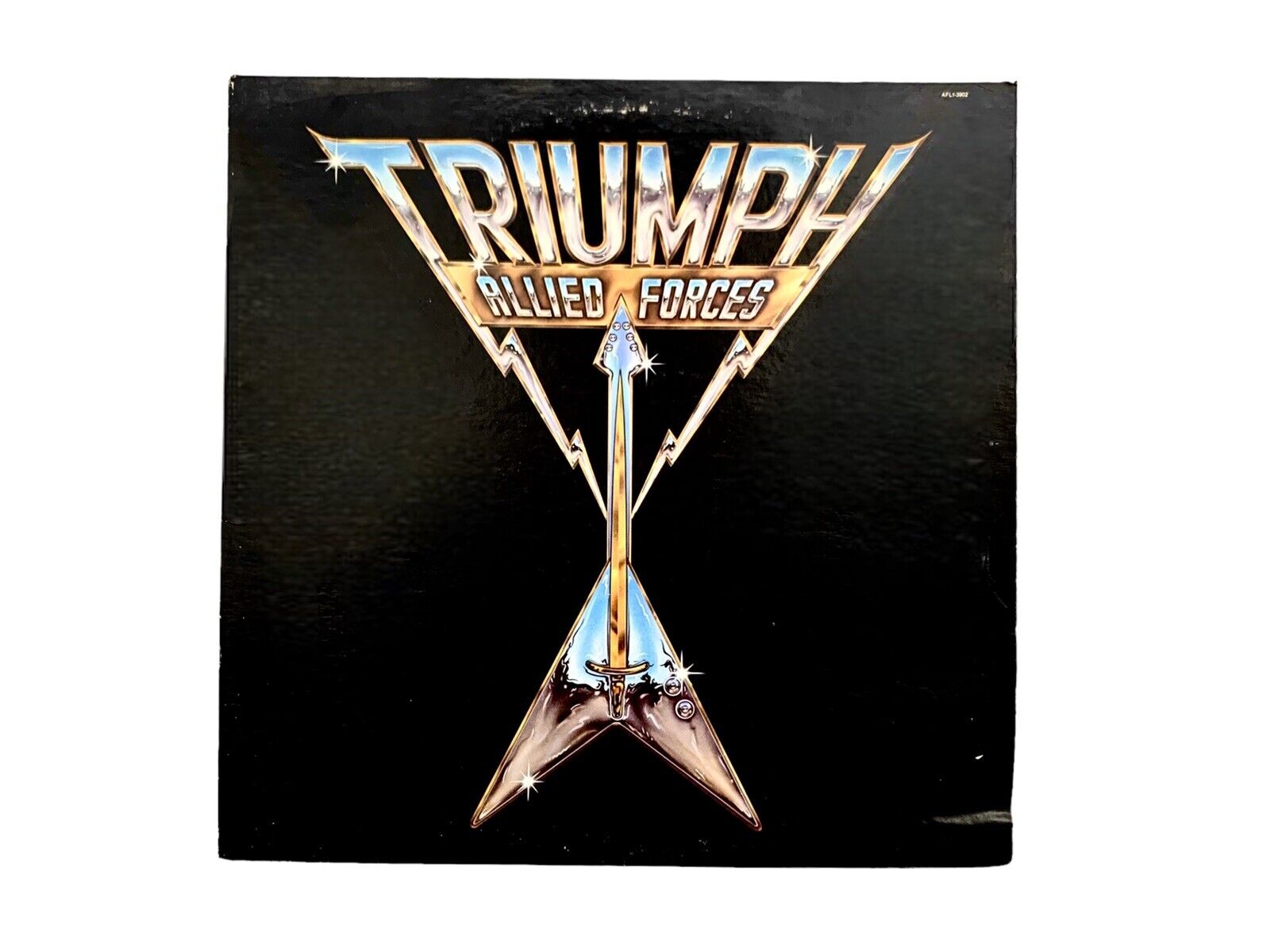Triumph Allied Forces Rare Vinyl Records Vintage Music Collectible Gift