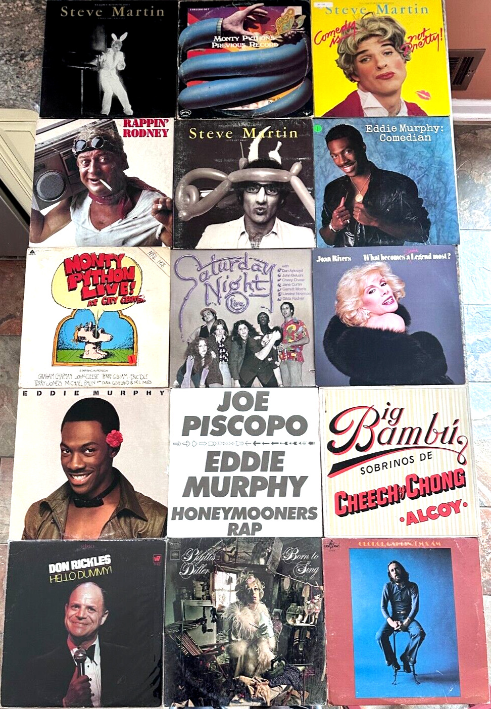 VINYL COMEDY Records Lot of FIFTEEN Vintage Classic Funny Albums