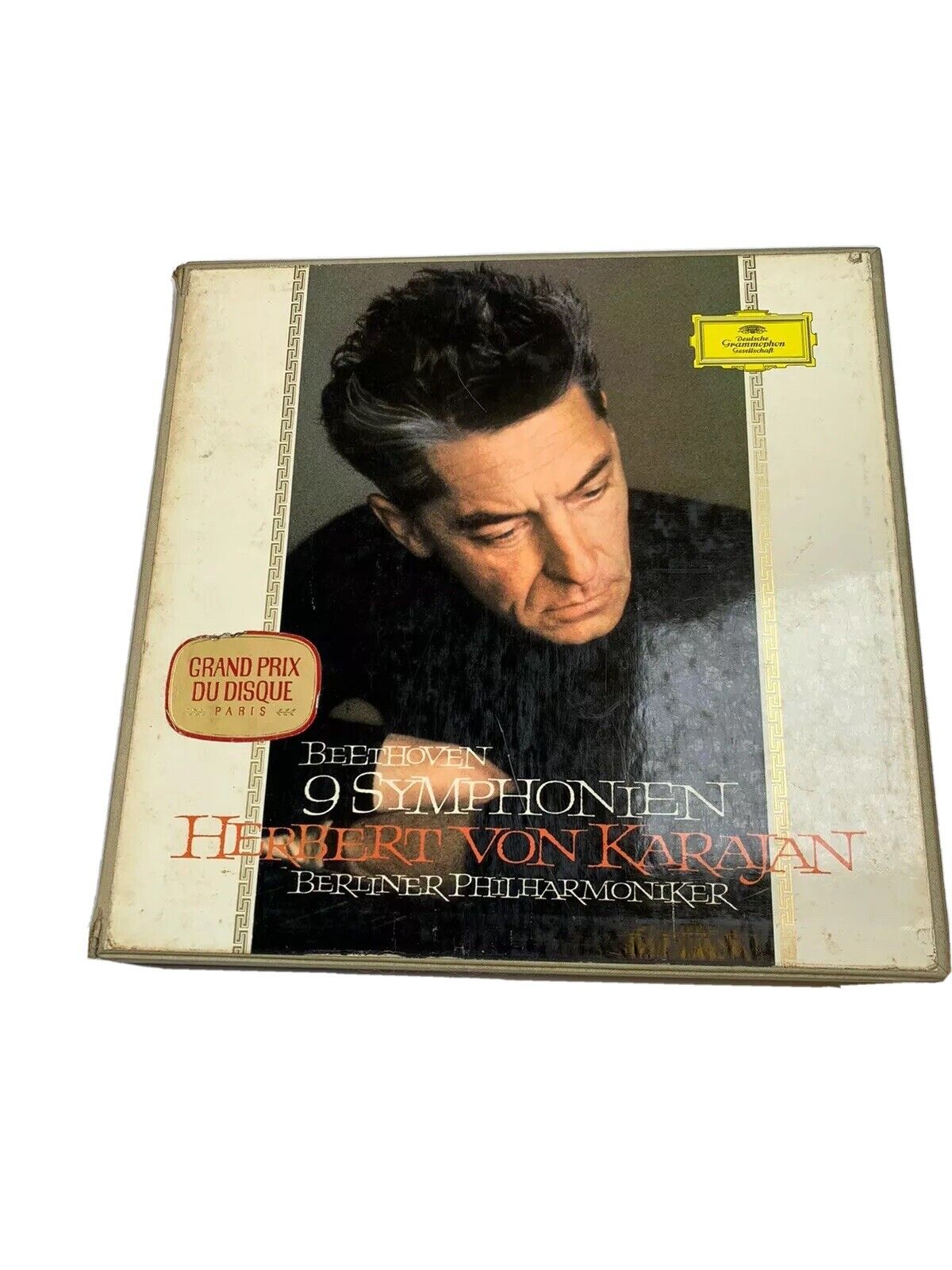Vintage 1965 8x Lp's Record Vinyl Herbert Von Karajan Beethoven Symphonies