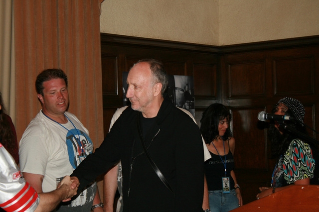 The Who Pete Townshend Shaking Hands at VH1