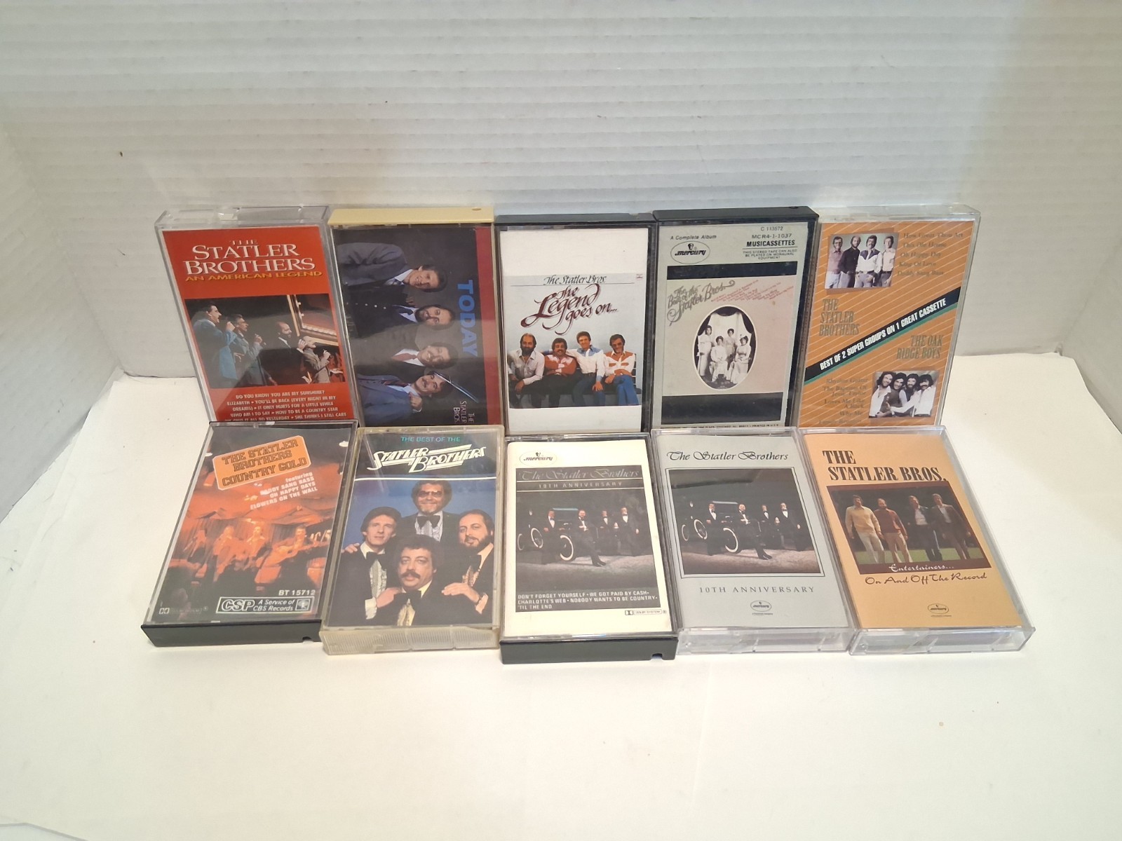 THE STATLER BROTHERS Lot Of 10 CASSETTES