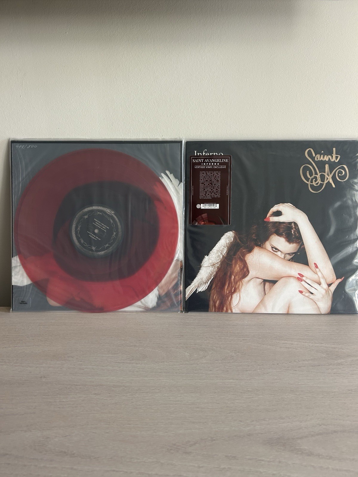 ❤️Autographed VV Exclusive Saint Avangeline Inferno Vinyl LP /300