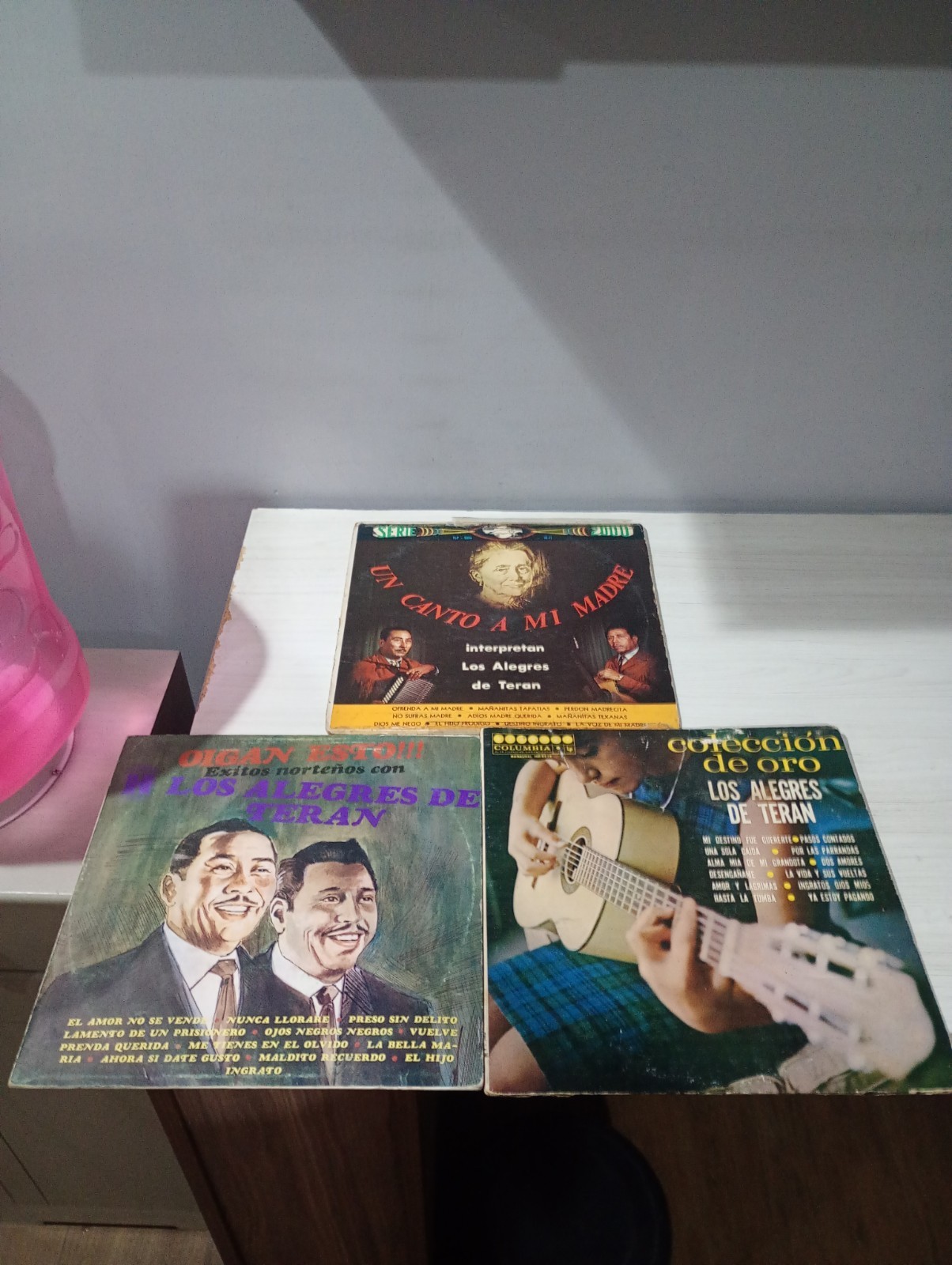 LOT 3 LP\'S VINYL LOS ALEGRES DE TERAN.- GOOD CONDITION
