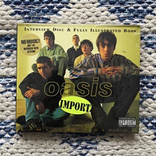 Oasis Interview CD Limited Edition w/ Illustrated Book 1995 Sound And Media picture