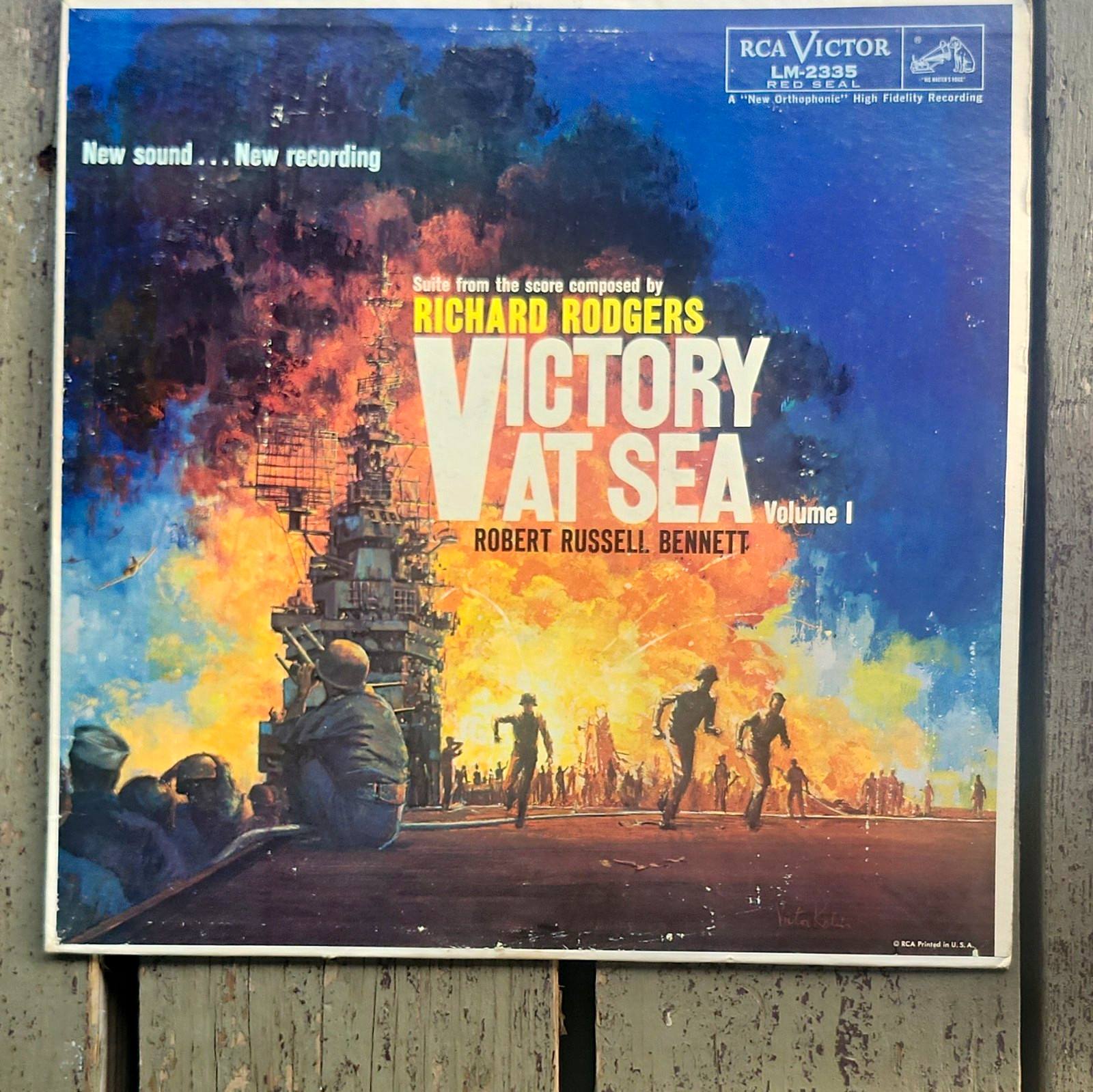 RCA Victor Victory at Sea Vol I Richard Rodgers LM-2335 12\