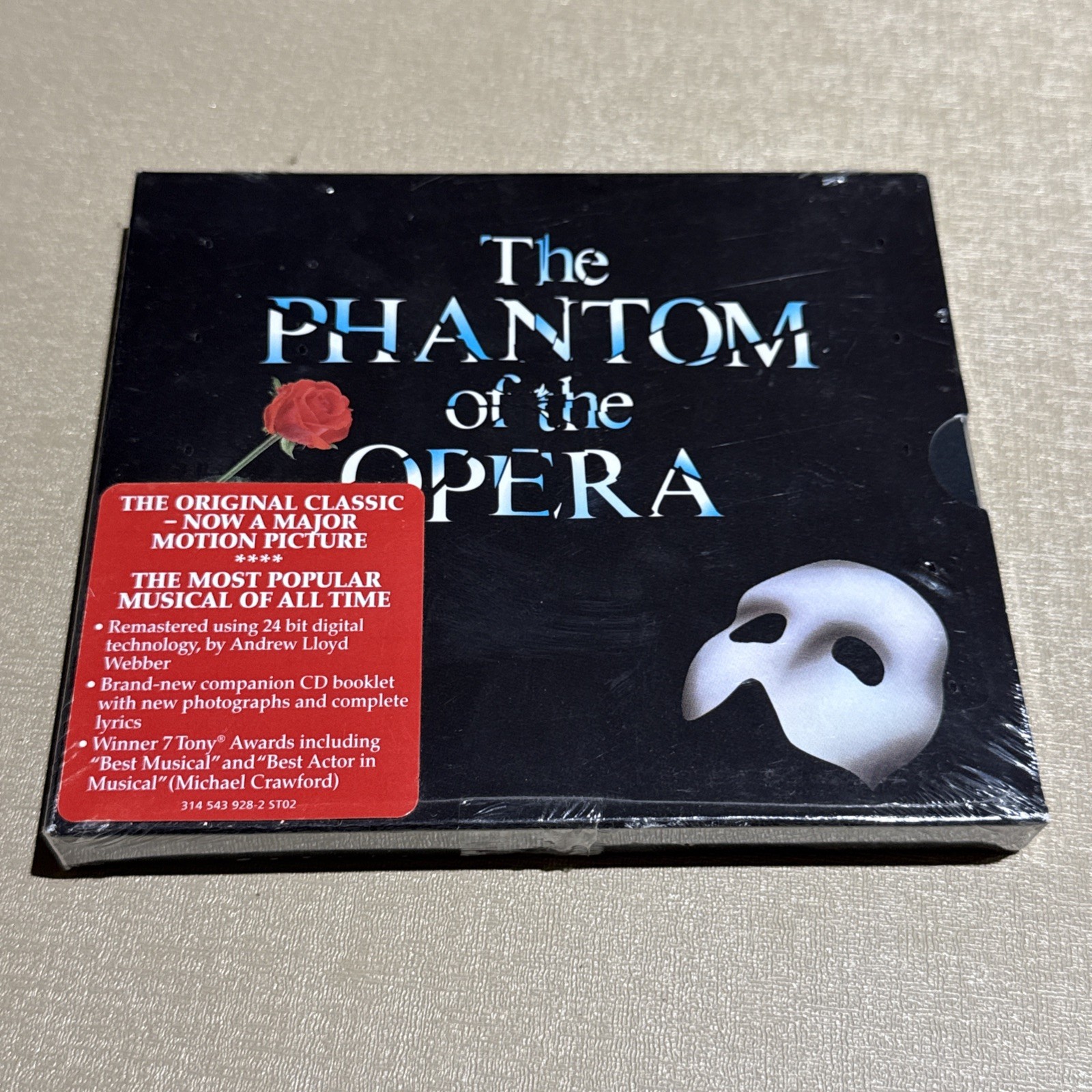The Phantom Of The Opera Audio CD, 2-Disc NEW SEALED -The Original Classic 1987
