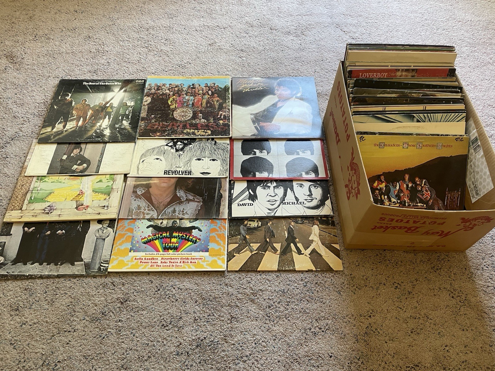 50+ Vintage Records 60s 70s 80s Beatles Michael Jackson Elton John